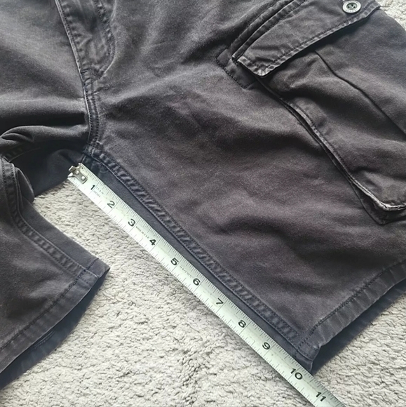 Levi's Cargo Shorts Mens W35 Black Chino White Label Hiking Camping Workwear - Picture 13 of 15